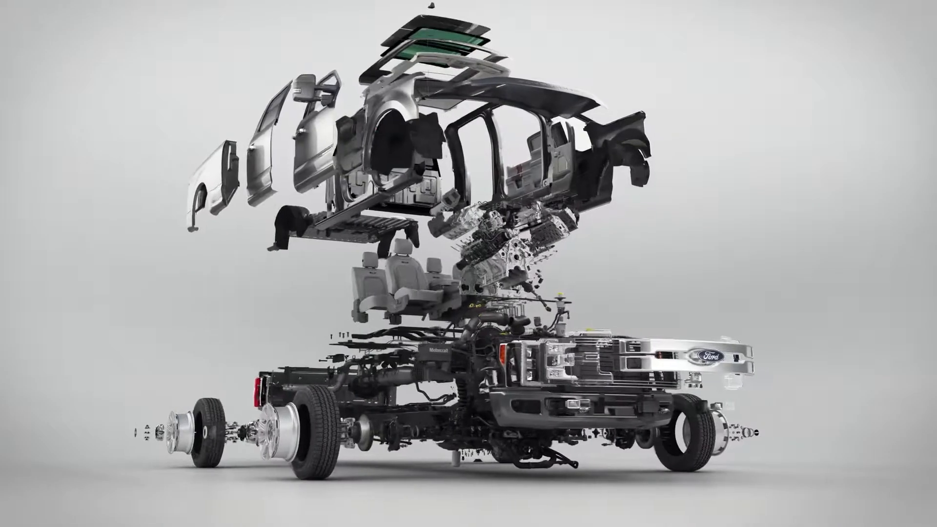 3D Automotive Exploded view