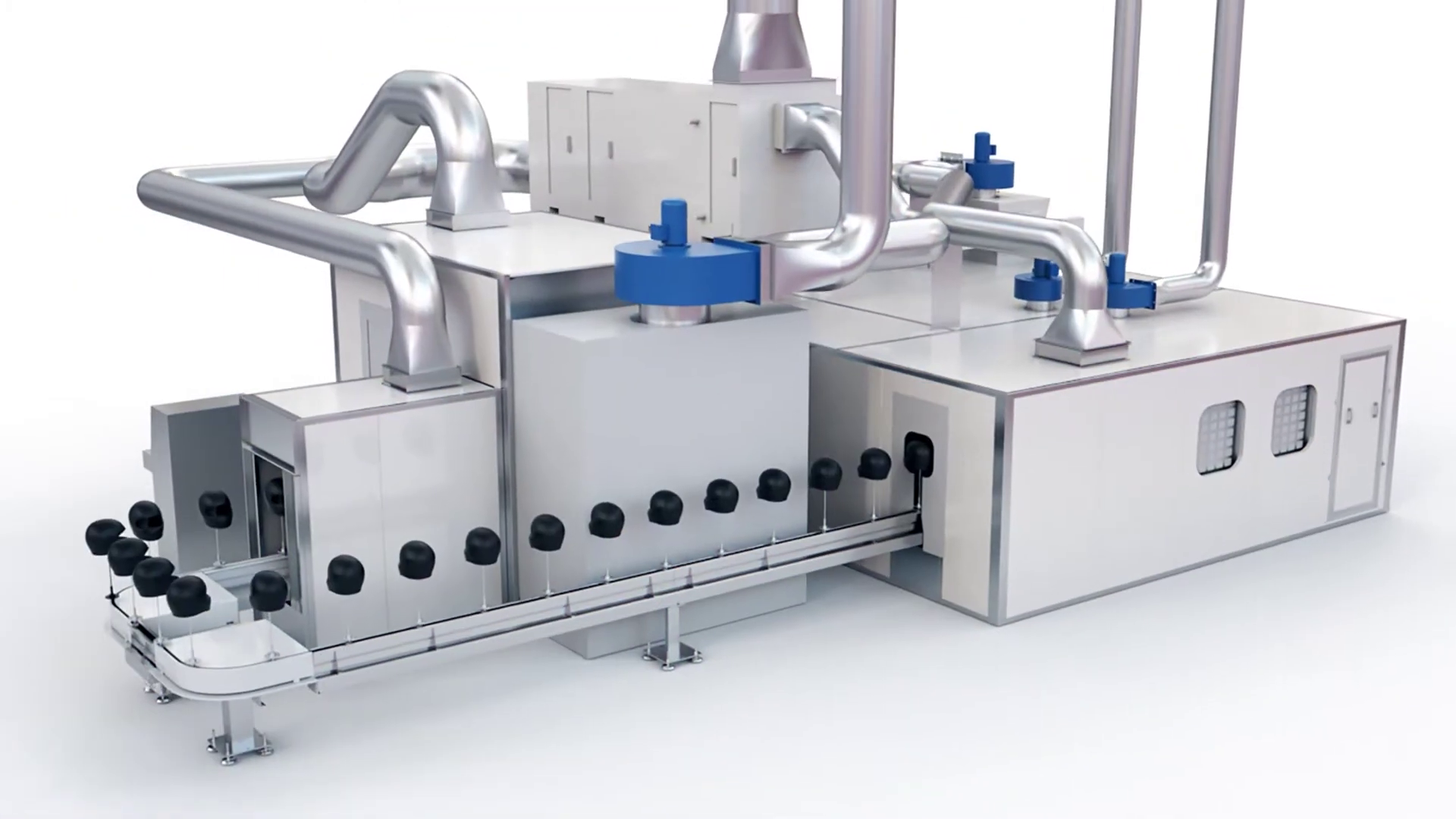 3D Manufacture Machinery animation